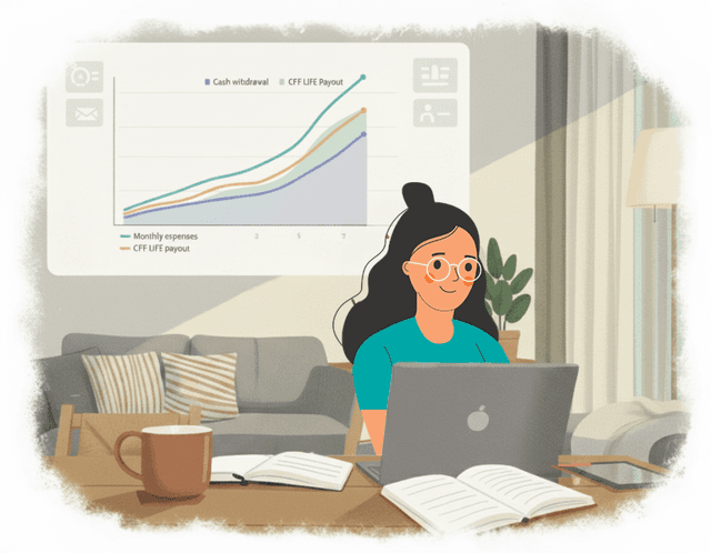 Retirement income calculator