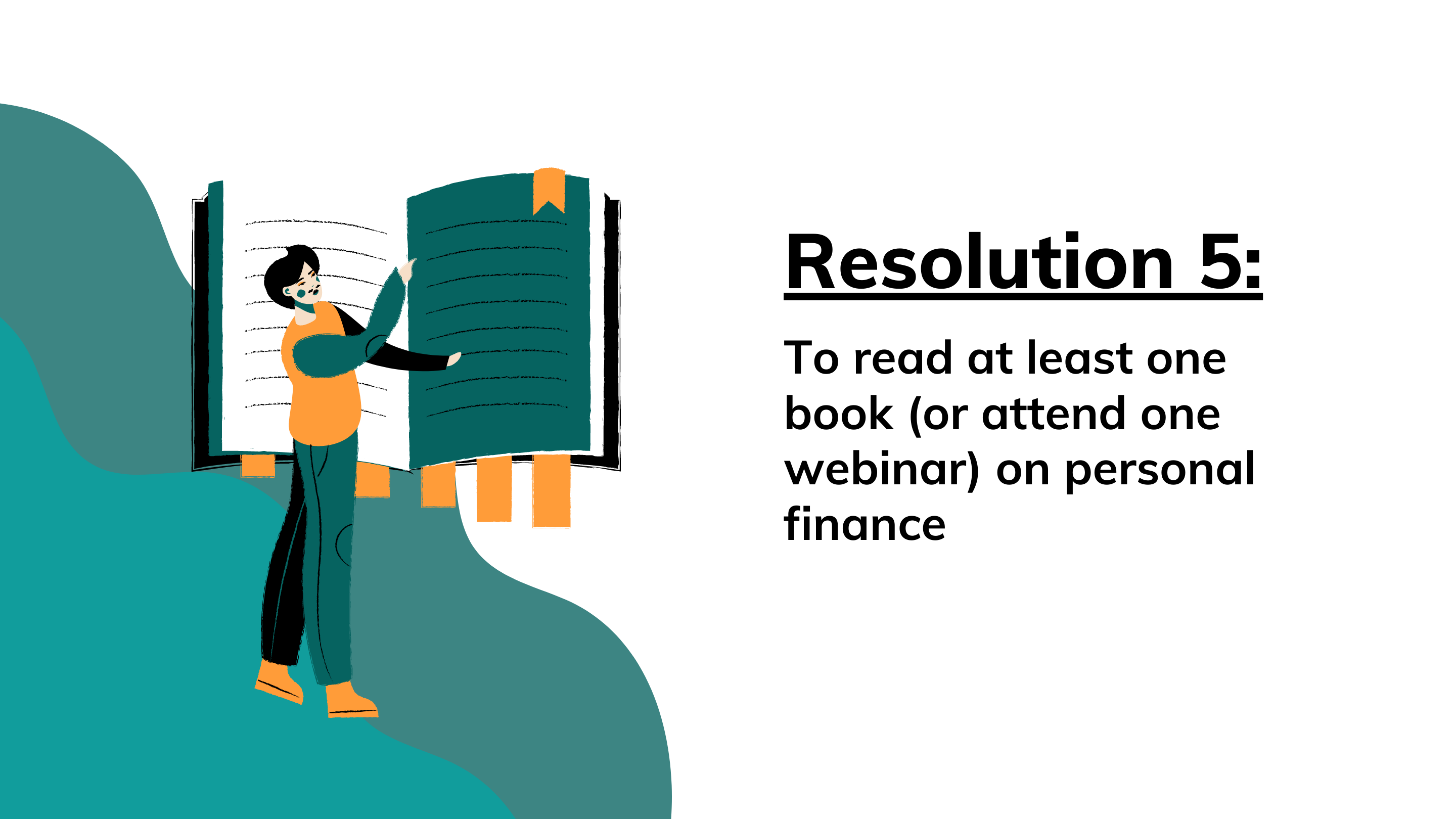 resolution 5 To read at least one book or attend one webinar on personal finance